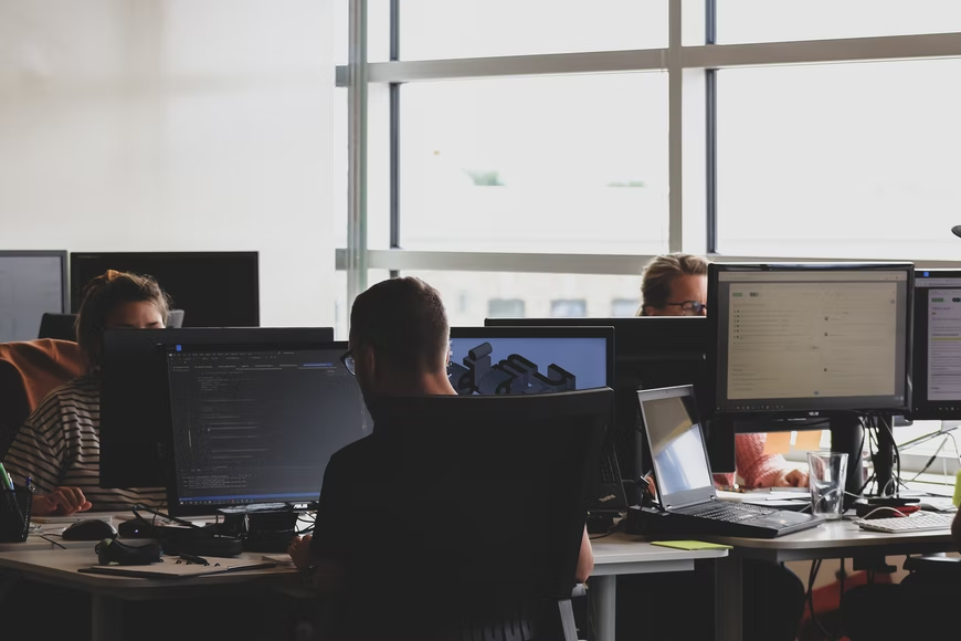 developers working on their computers