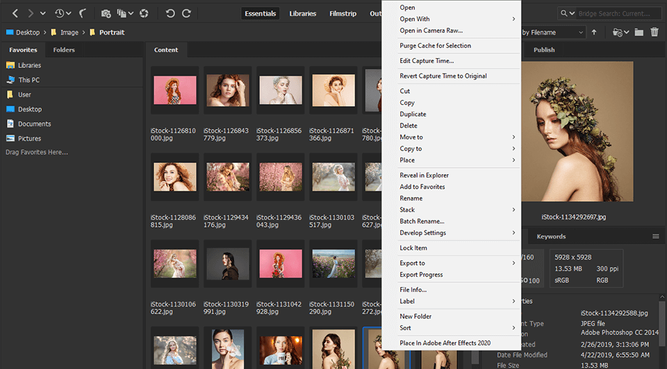 photo editing process