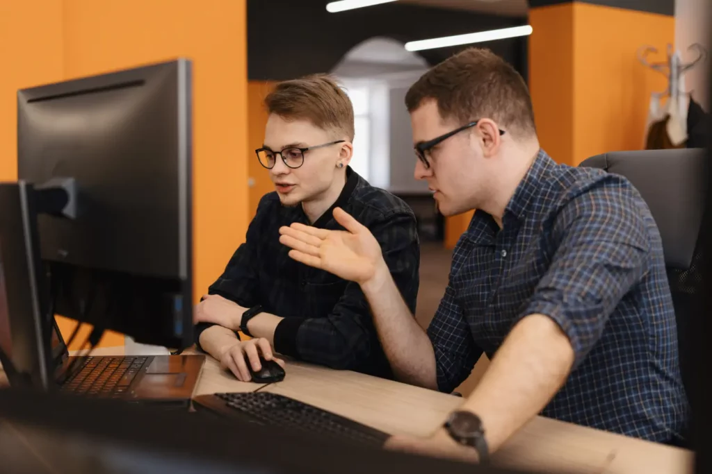 developers working together